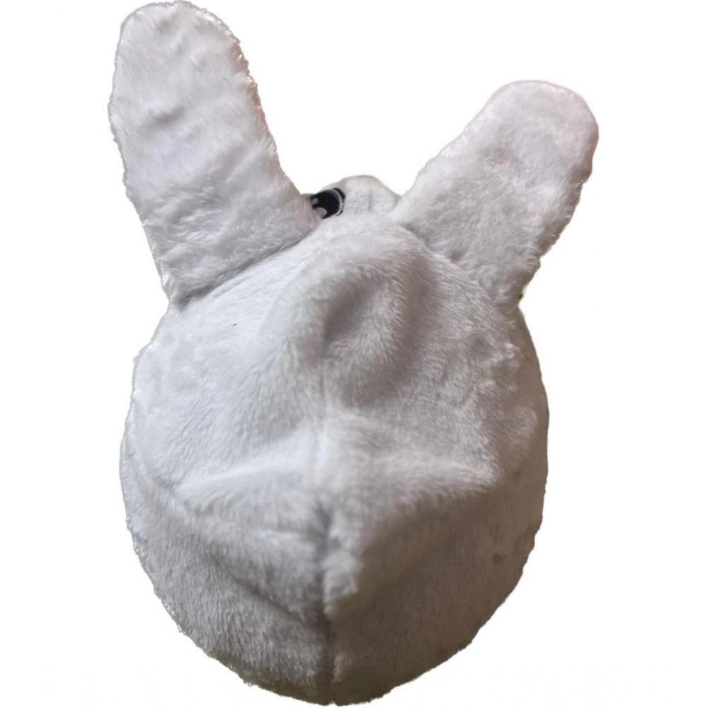 Generic Plush Animal Helmet Covers (White)