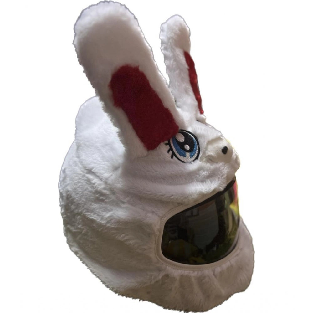 Generic Plush Animal Helmet Covers (White)