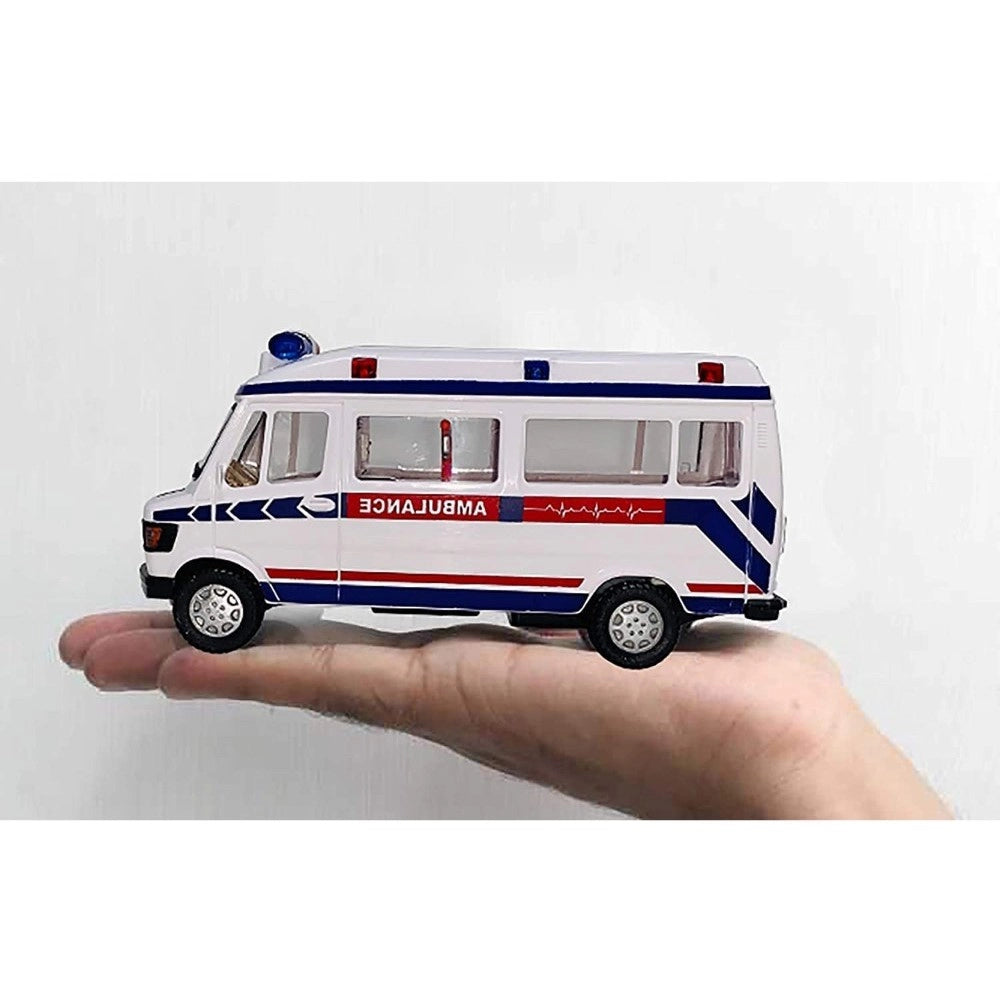 Generic Plastic Ambulance Emergency Medical Technicians Bus Suv Car (White)