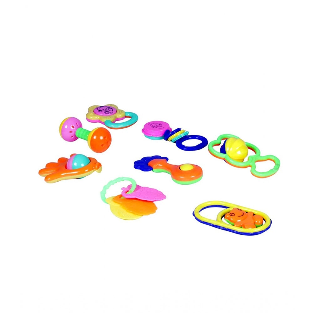 Generic Plastic Non Toxic Rattle Set For Babies  (Multicolor)