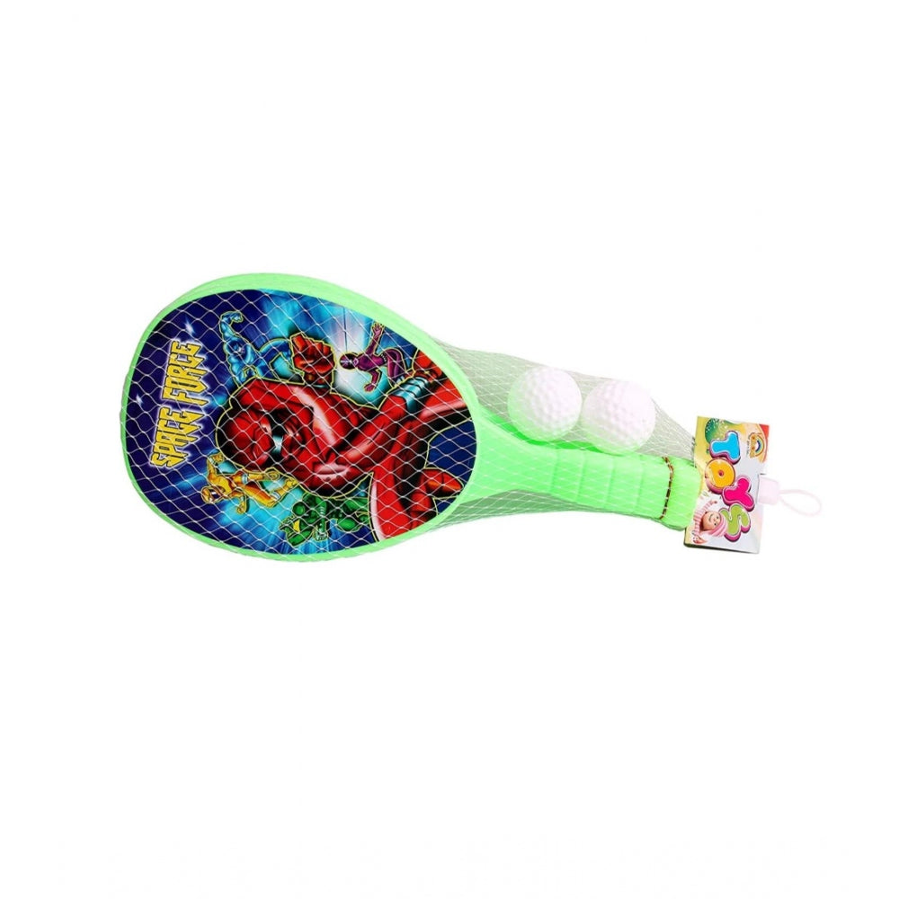 Generic Plastic Racket Set For Kids Indoor Outdoor Table Tennis (Red)