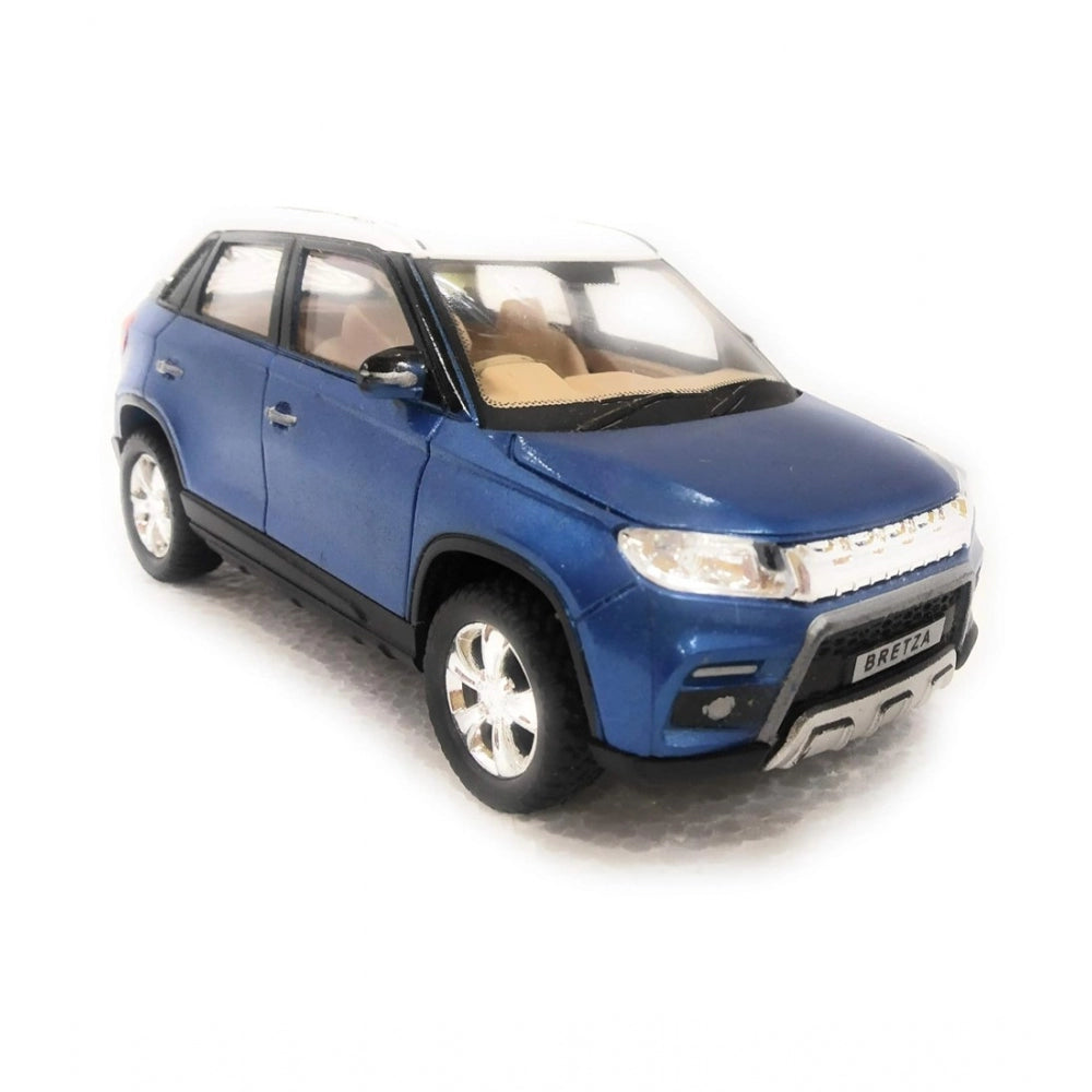 Generic Plastic Brezza Suv Pull Back Action Car (Blue)