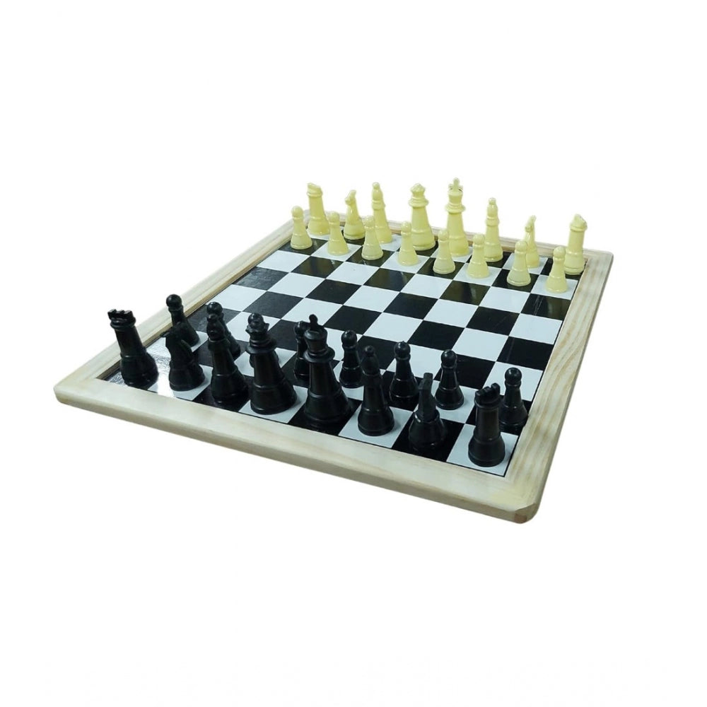 Generic Plastic Front And Back Ludo And Chess Board Games For Kids (Multicolor)