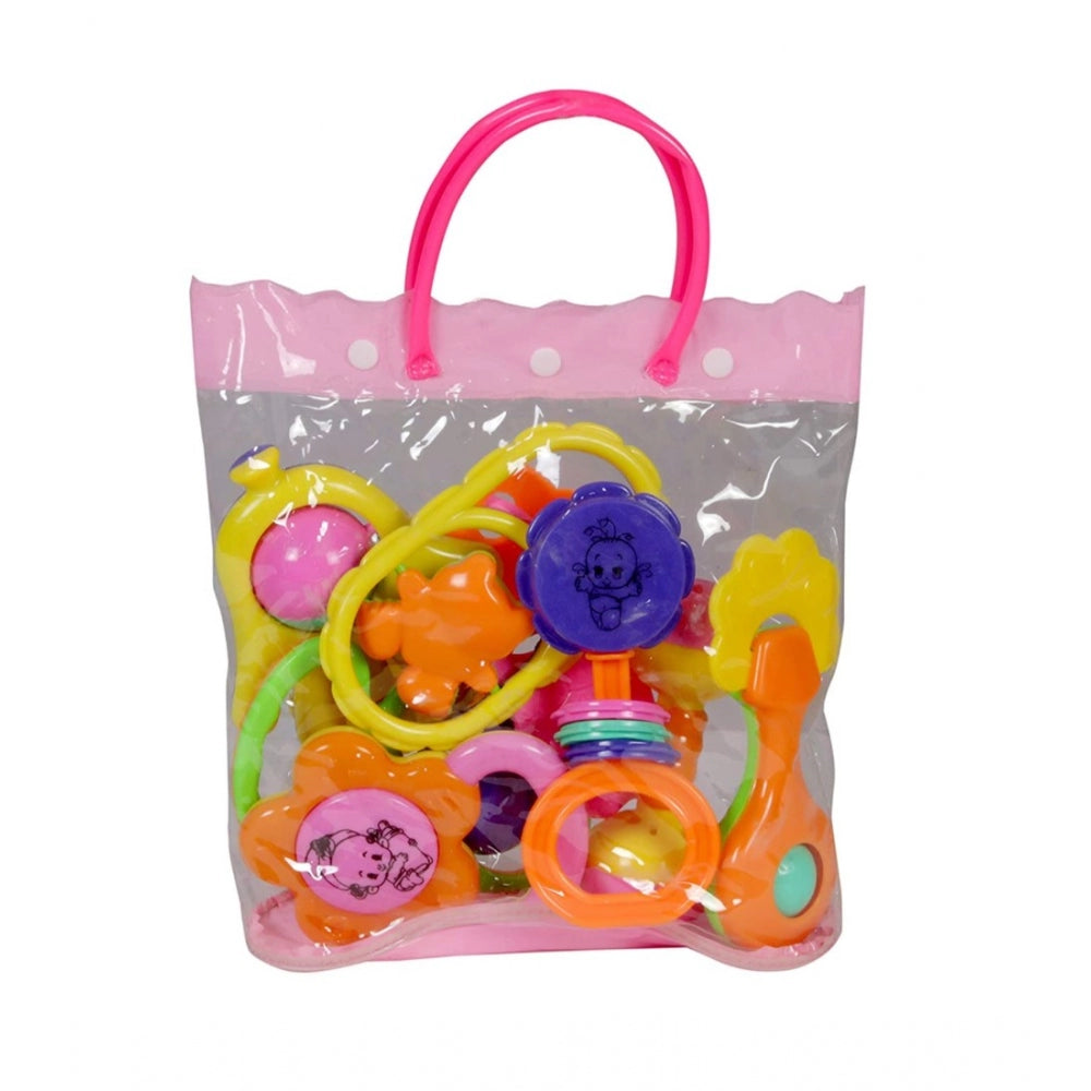 Generic Plastic Non Toxic Rattle Set For Babies  (Multicolor)