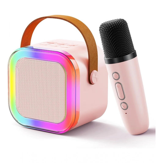 Generic Plastic Speaker With 1 Wireless Microphones  (Multicolor)