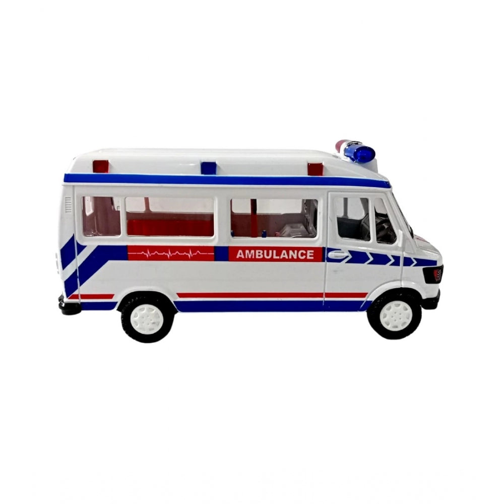 Generic Plastic Ambulance Emergency Medical Technicians Bus Suv Car (White)