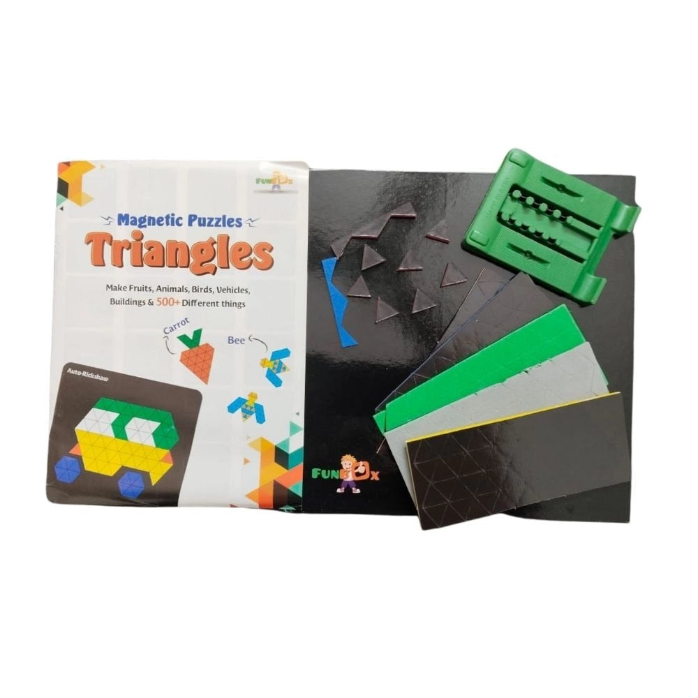 Magnetic Puzzle Triangle |   Cardboard  |   Educational Toys| 3+ Years