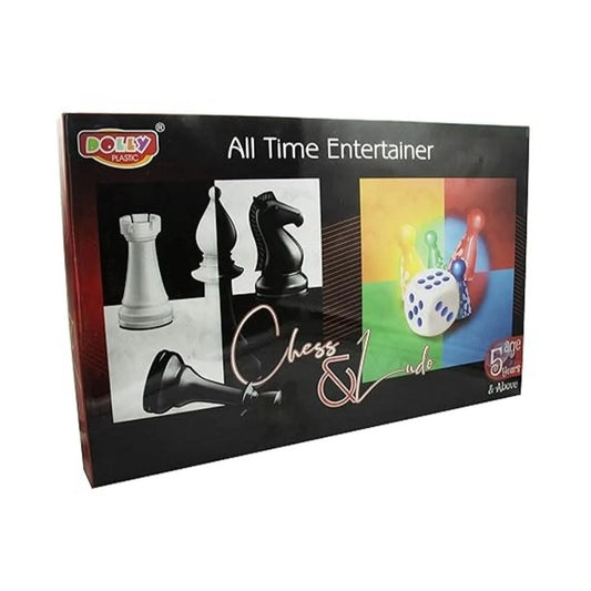 All Time Entertainer Chess&amp;Ludo |  Paper, Plastic Toys |  Board Games | 5+ Years