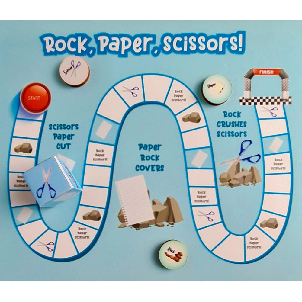 Generic Rock Paper Scissor Wooden Board Game Toys (MultiColor)