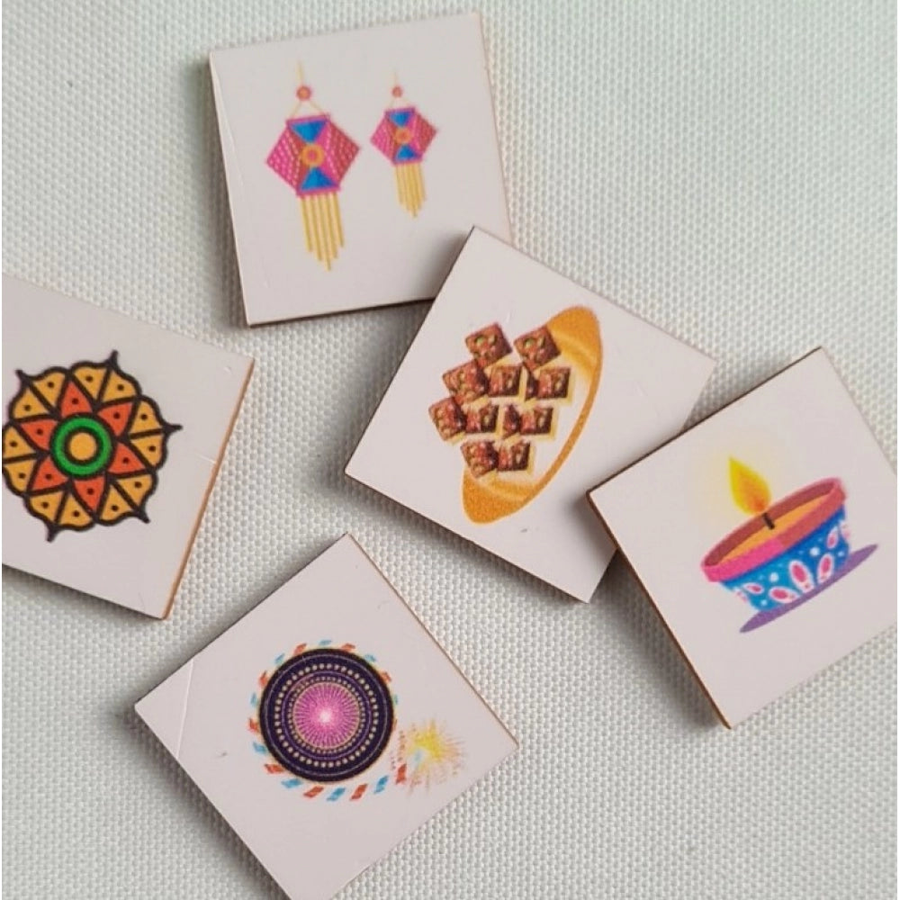 Generic Festival- Diwali Wooden Board Game Toys (MultiColor)