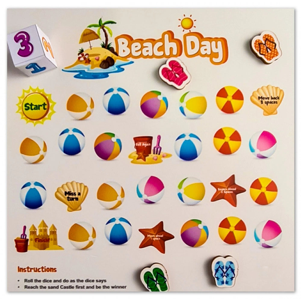 Generic Beach game Wooden Board Game Toys (MultiColor)